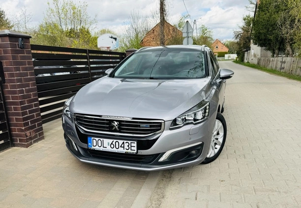 Peugeot 508 cena 49700 przebieg: 163400, rok produkcji 2015 z Strzegom małe 667